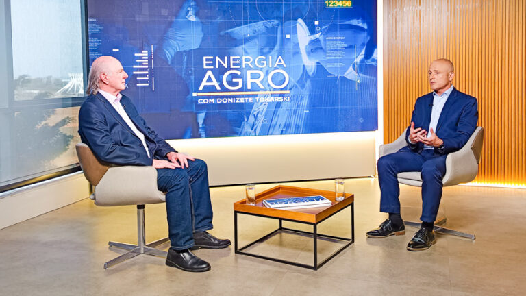 Donizete Tokarski e Marcelo Osório ABPA discutem seminário cadeia produtiva proteína Brasil no programa Energia Agro